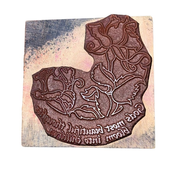 LOVE YOU TO BITS Gods Most Beautiful thoughts bloom into children Rubber Stamps - Picture 5 of 5